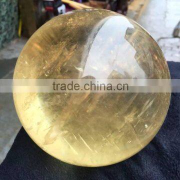 Natural Citrine Crystal Iceland Spar Ball/sphere for Sale ,magic Crystal Healing Ball