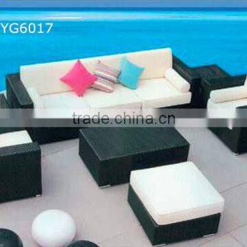 100% hand Rattan/Wicker Patio Sofa Outdoor Furniture Garden Sofa CMAX-6017