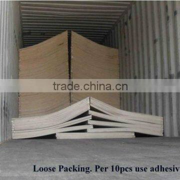 Good Quality Brown Color Plain Hardboard With One Rough Face