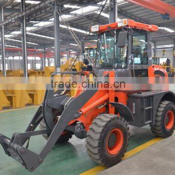 ZL16 mini construction machine 4 wheel drive loader with CE and pilot joystick