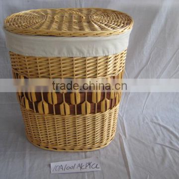 set of 3 willow laundry baskets