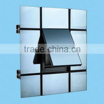 aluminium curtain wall widely use in commerce building