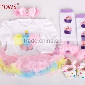 Kids Girl Clothes Outfits Dress Chinese Traditional Dress Kids White Dot Long Sleeve Dresses photo-4