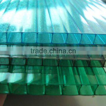 UV protection 100% virgin bayer material polycarbonate hollow sheet