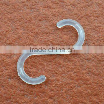 plastic exhibition S hooks,shop hooks,plastic hook