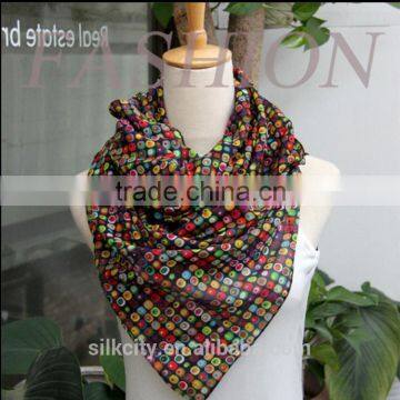 Factory Free Samples Custom Silk Scarf Printing