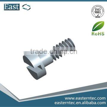 round head slotted M0.7X2 stailess steel machine screw