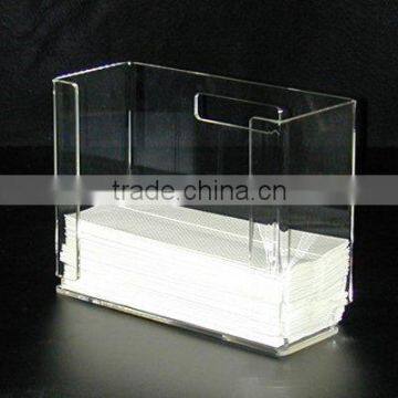 Wall Mount Clear Acrylic Tissue Holder