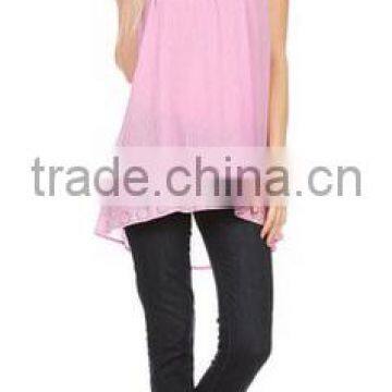 Sequin Embroidered Relaxed Fit Sleeveless V-Neck Top photo-5