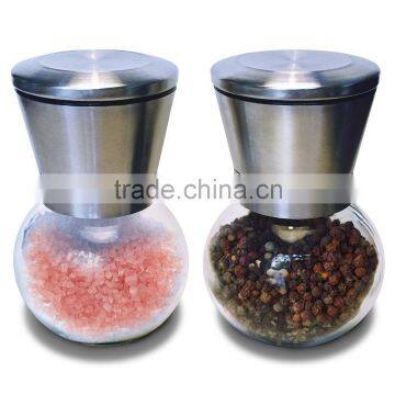High Quality Amazon Hot sale Stainless Steel Salt and Pepper Grinder Set