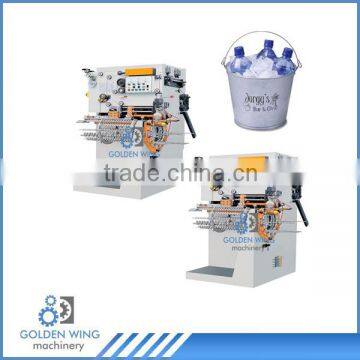 Edge Welding Welder Machine For Galvanized Ice Bucket Ice Tin Container Making Machine