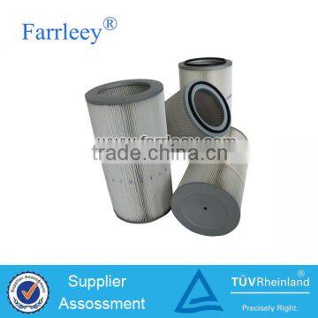 Farrleey Polyester Pleated High Quality Cartridge Air Filter For Food Industrial
