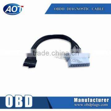 OBDII 7 pin din cables car diagnostic machine prices