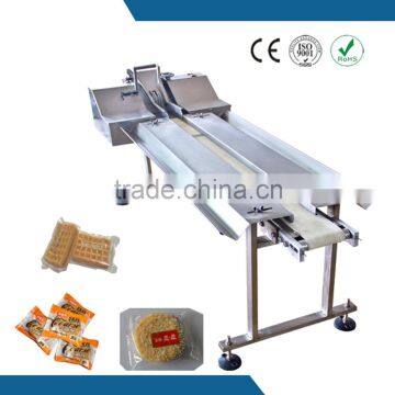 China made dual motor anti fly out cake stacking machine