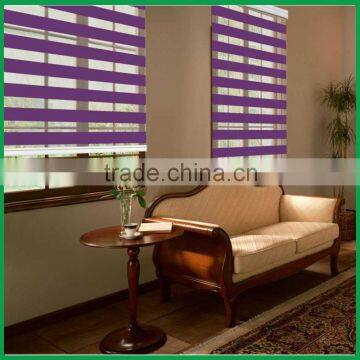 Best Quality Price Wholesale Double Fabric Zebra Roller Blinds photo-4