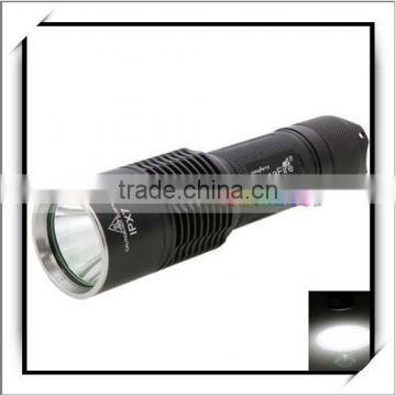 For UItraFire F-13 8W 3.6V-4.5V 1200LM Aluminum Alloy Fast Track LED Flashlight