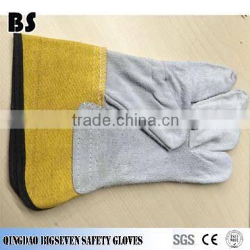 BSSAFETY 2016 Cheap Price Sheepskin Leather Welding Safety Work Glove photo-2