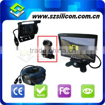 Cool black 7 inch Digital Car Monitors 2 AV Aviation connector Inputs