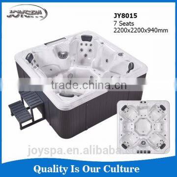 rectangular shape whirlpool massage 7 person design hot tubs