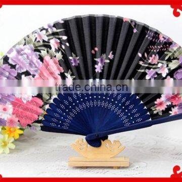 children and adult bamboo hand fan