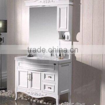 Kangchen factory modern bathroom vanity cabinets solid wood cabinet