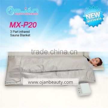 High quality 3 zone infrared sauna blanket spain for body slimming MX-P20