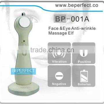 Handheld microcurrent vibrating ionic facial massager for home use