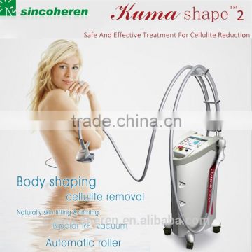 Sincoheren Newly deisgned RF Vacuum Bipolar Kumashape body slimming machine,cellulite,