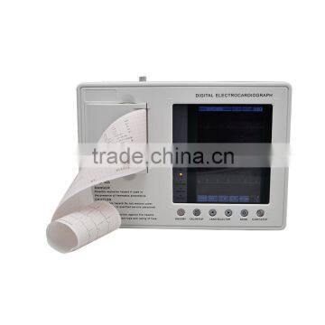 Portable Digital 3-channel Color Electrocardiograph ECG EKG photo-6