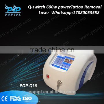 Q-switch 600w ND.YAG Laser Tattoo Removal System CE tattoo removal laser Q-switch ND.YAG Laser