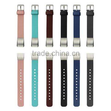 High Quality Watchbands Black Colors Luxury Genuine Leather Band Strap Bracelet For Fitbit Alta Tracker Wrist Band Strap