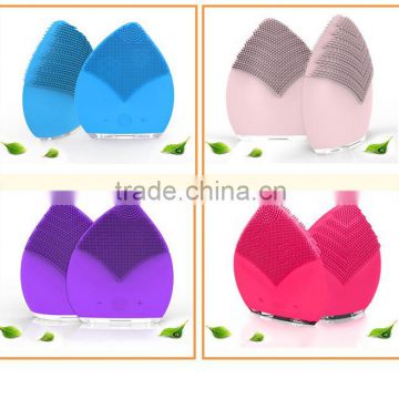 Food grade face care massager cleaning facial brush for home use