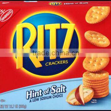 Hint of Salt Ritz Crackers Biscuits 338Gr FMCG products