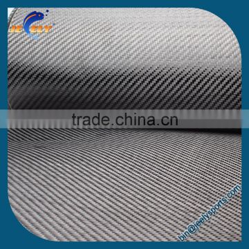 3K 240gsm Carbon Fiber Fabric Yarn 0.32mm Thickness Plain Twill Satin Weave Cloth 1m Wide For Surfboard