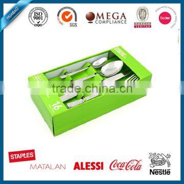 2016 New design stainless steel cutlery with unique design punched cutlery set, bubble design new product