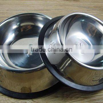 2015 hot selling product cheap 201 stainless steel dog bowl