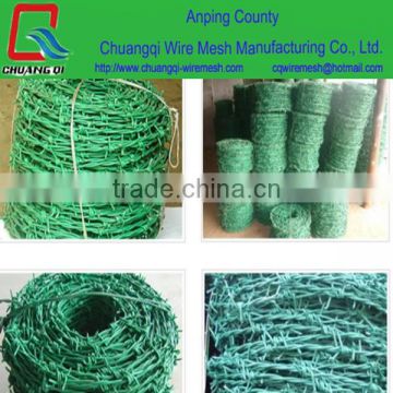 hot dipped galvanized and PVC coated Barbed wire / barbed wire specifications