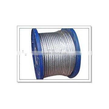 electric galvanized plasitc reel steel wire rope