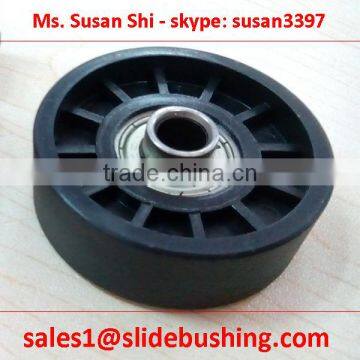 POLYCARBONATE + BEARING ROLLER 38 x 12.5-13 x 6.2 x 25 Inside Shaft ID=6.2mm Pressed Steel Skate Wheel Quotation photo-3