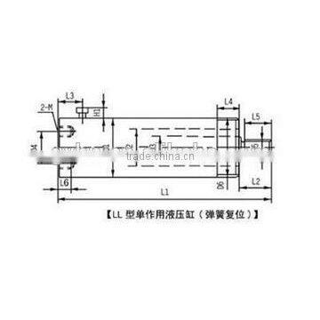 Professional Spring Return Hydraulic Cylinder photo-2