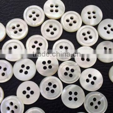 New whitelip mop shell shirt buttons for garment accessories