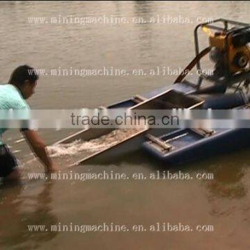 Mini Portable Gold Dredging Dredger in Small River photo-2