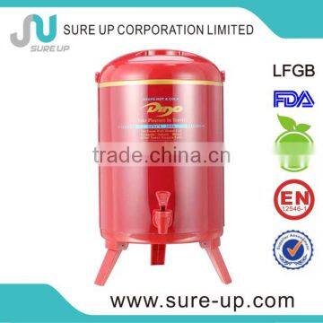 2014Wholesale new design single faucet water jar, foam isolation juice outdoor jar (WSUR)