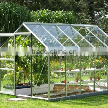 Popular Home Design Gardening Aluminium Polycarbonate Low Cost Greenhouse