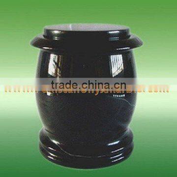 EXPORT QUALITY JET BLACK MARBLE URNS photo-6