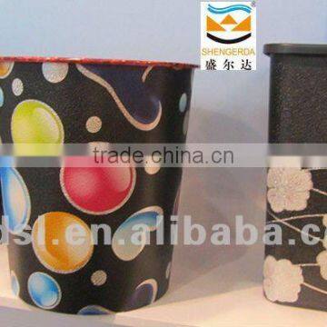 PLASTIC TRASH BIN, household,decorative trash bin