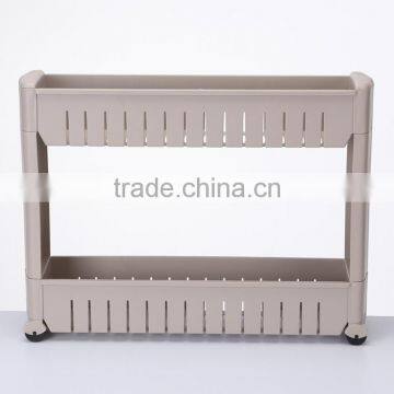 Plastic Bathroom Shelf With Two Layers Organizer photo-3