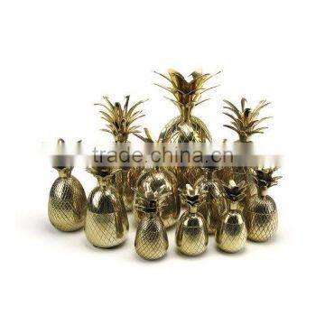 Gold Plated Pineapple Cocktail Cup, Mini Pineapple Candlesticks photo-3