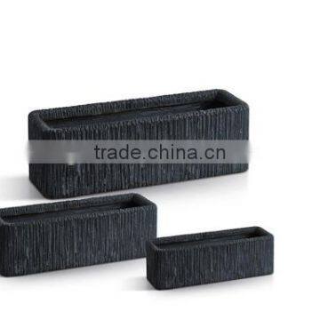 Outdoor Patio Stackable Planters Rectangle Planters and Pots photo-2