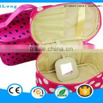 2016 High Quality Travel Cosmetic Bag Wholesale Canvas Cosmetic Bag Small Round Cosmetic Bag photo-3